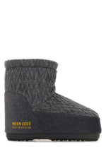 Dark Grey Icon Low Ankle Boots 1