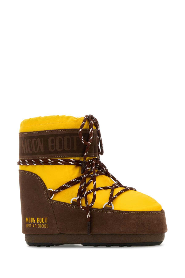 Brown Two-tone Low Ankle Boots 2