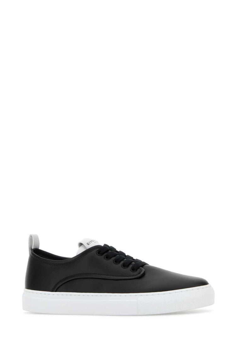 Black Leather Sneakers 2