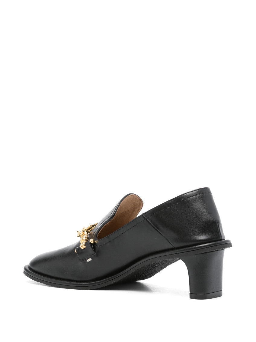 Black Leather Pumps 3