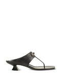 Black Leather Sandals 1