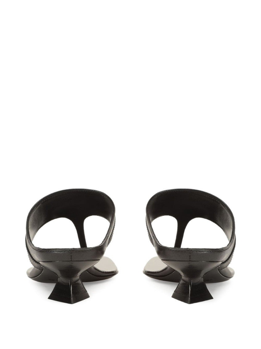 Black Leather Sandals 2