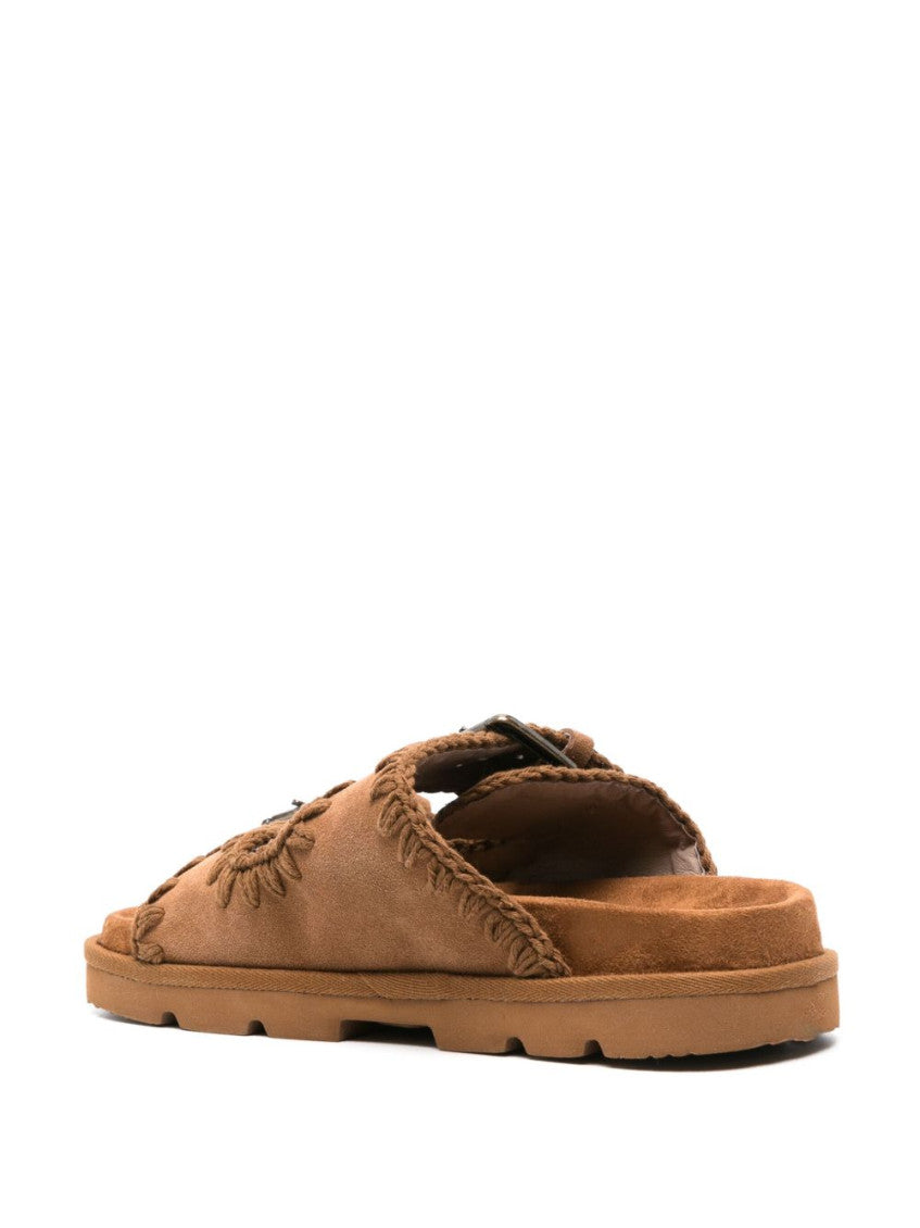 Brown Low Bio Sandals 2