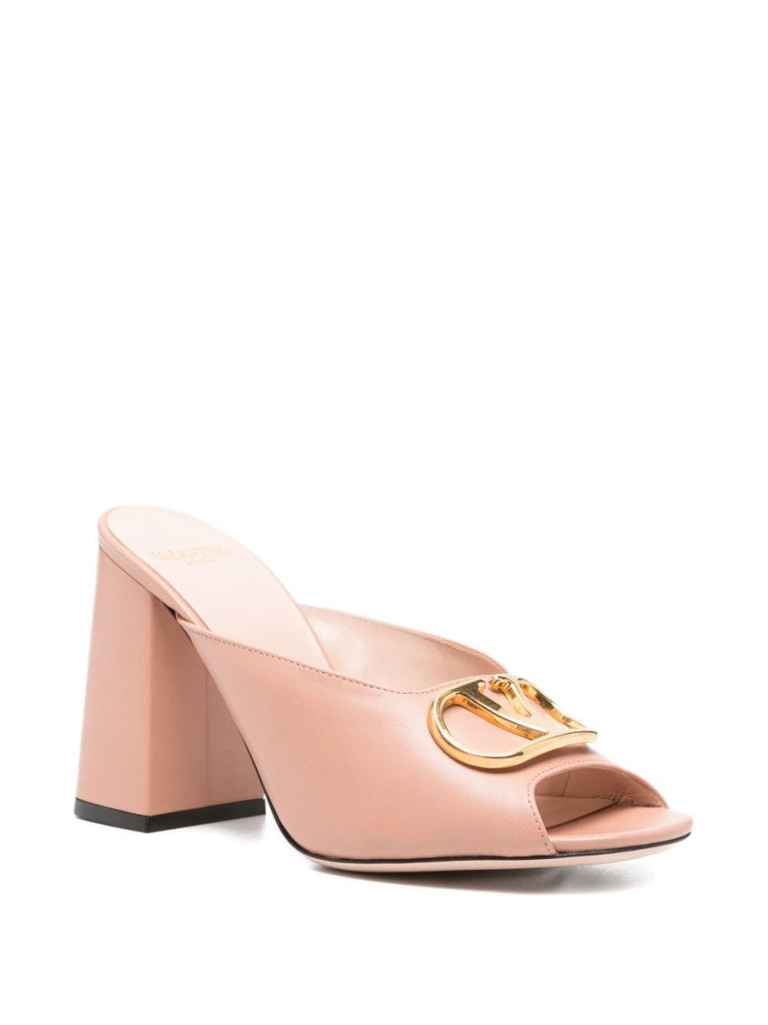 Pink Logo Slip-on Heels 2