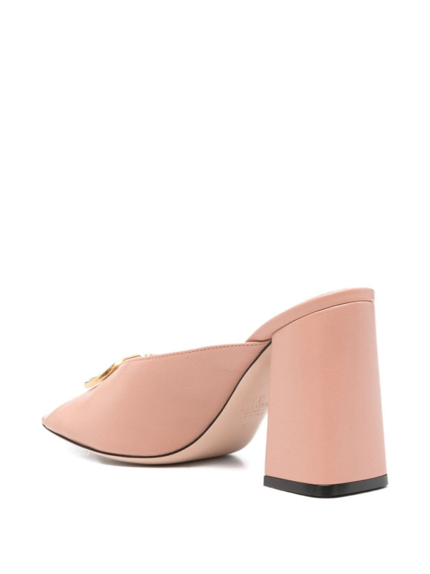 Pink Logo Slip-on Heels 3