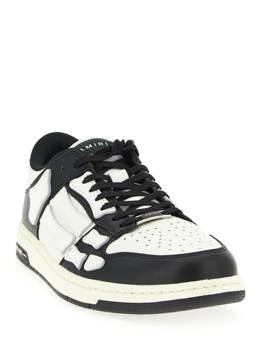 BlackWhite Low Top Sneakers 2