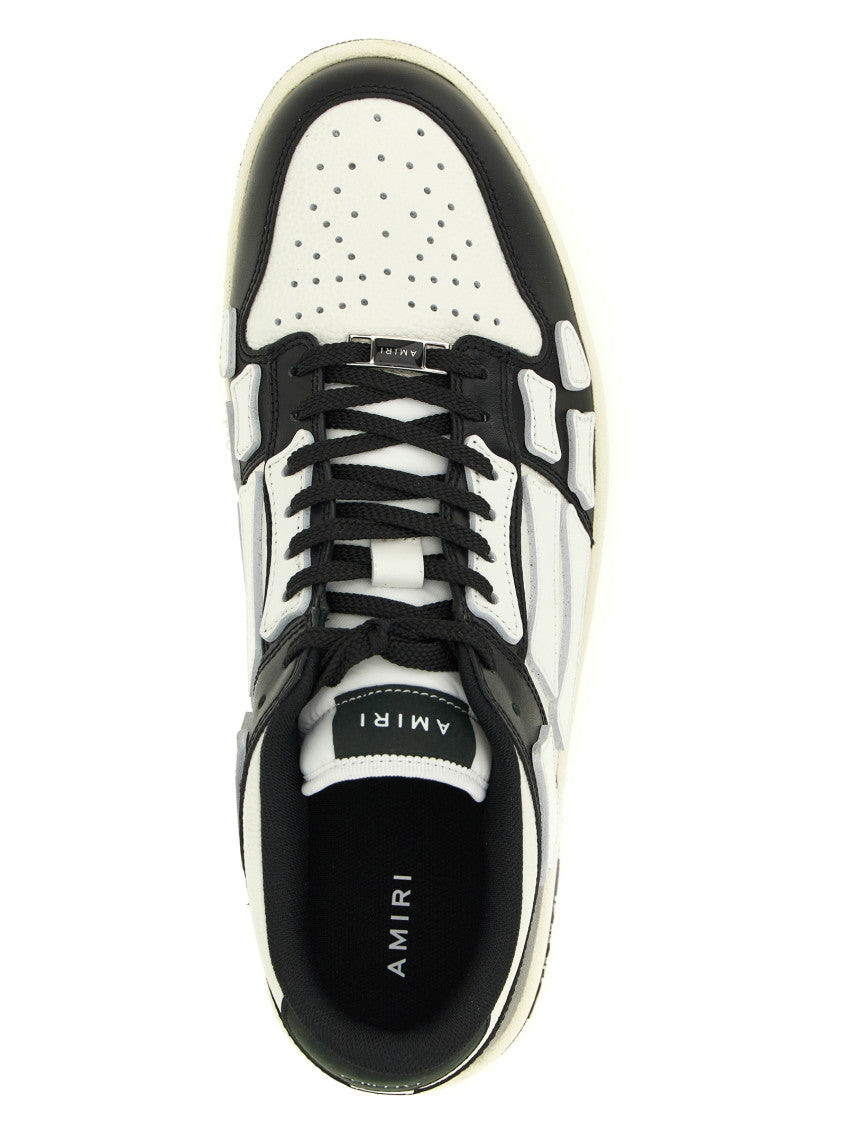 BlackWhite Low Top Sneakers 4