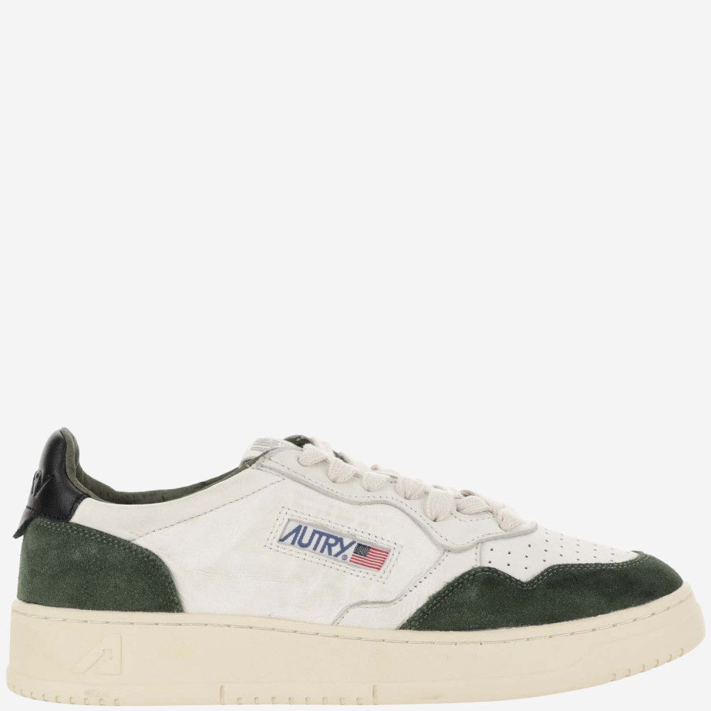Green Side Logo Sneakers 1