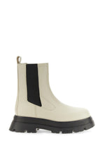 White Leather Boots 1