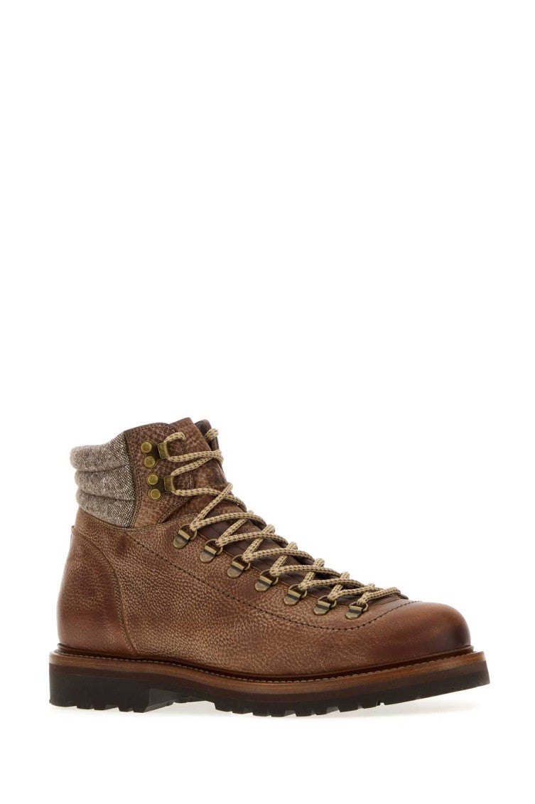 Brown Leather Ankle Boots 2