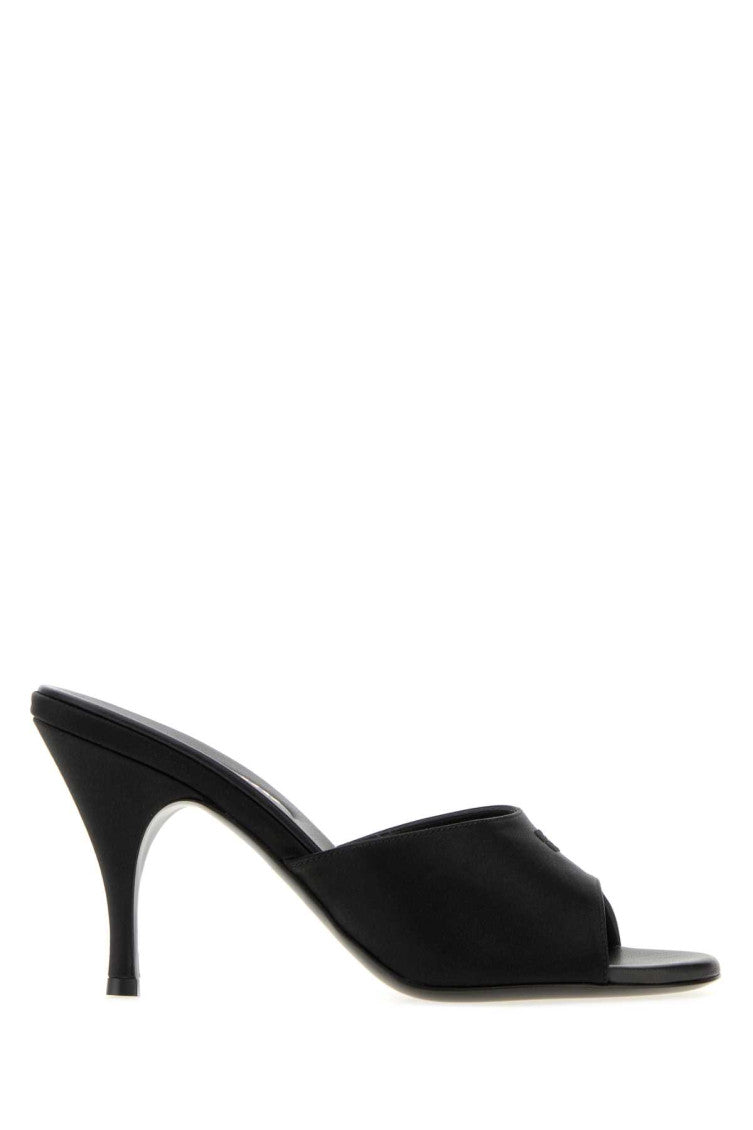 Black Slip-on Heels 1