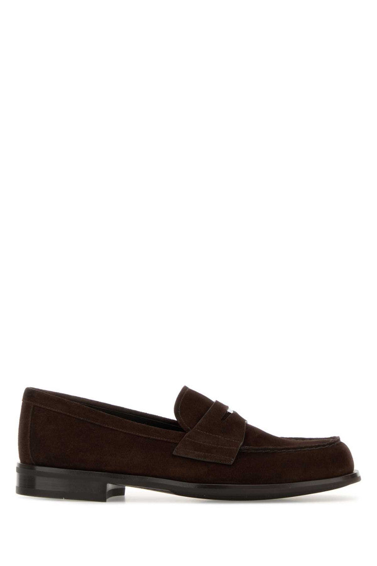 Brown Suede Loafers 1