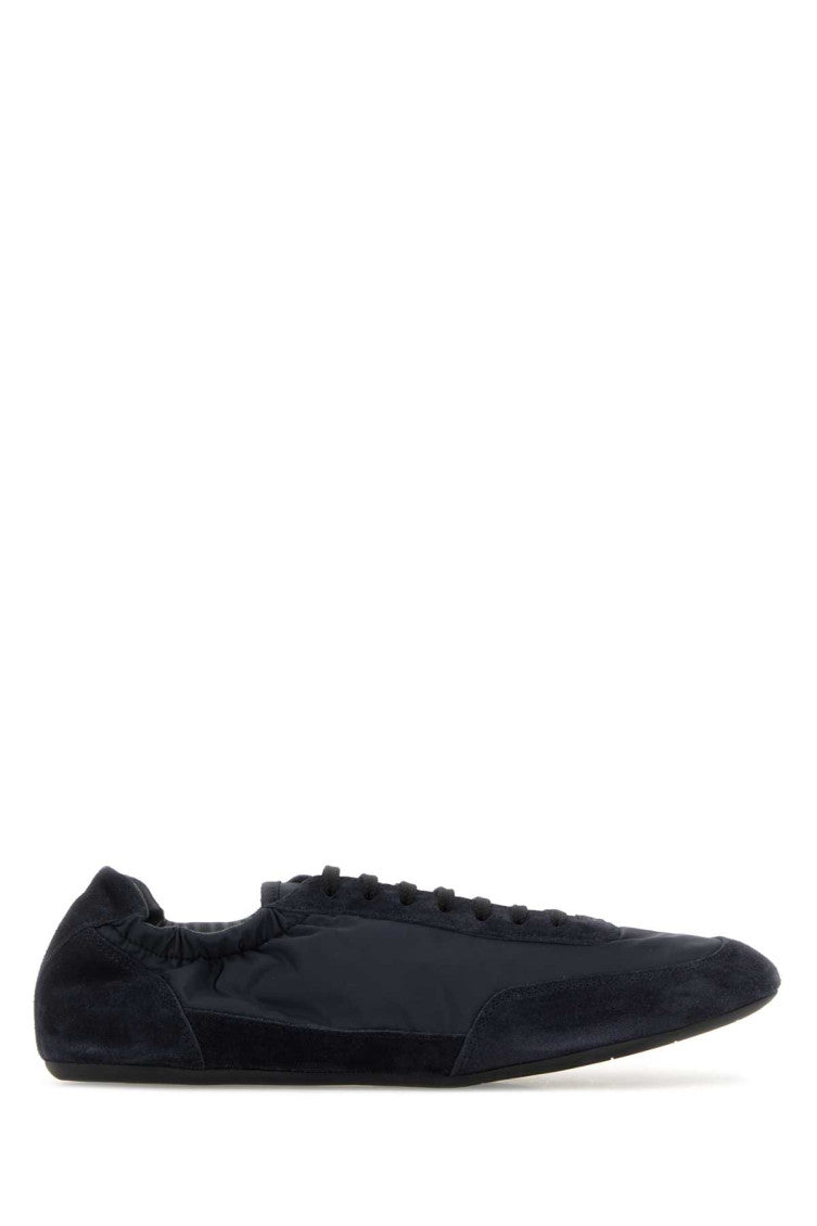 Navy Blue Lace-up Sneakers 1
