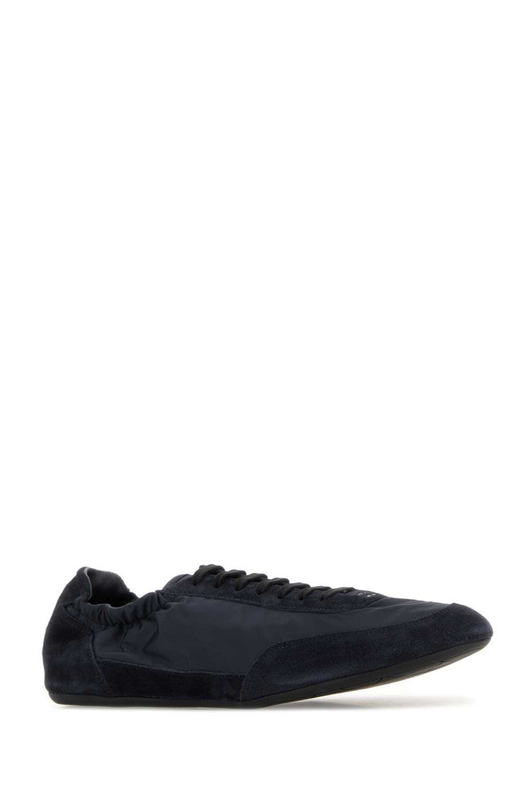 Navy Blue Lace-up Sneakers 2