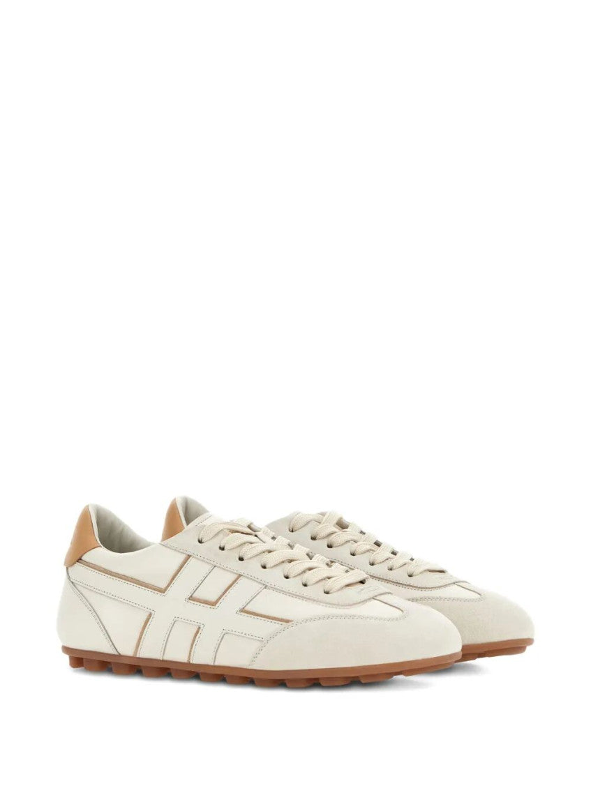 White Lace Up Sneakers 2
