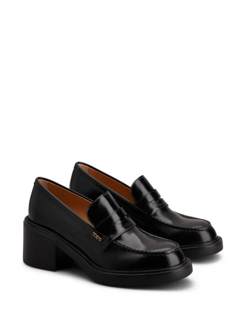 Black Logo Loafers 2
