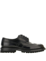 Black Leather Lace Up Shoes 1