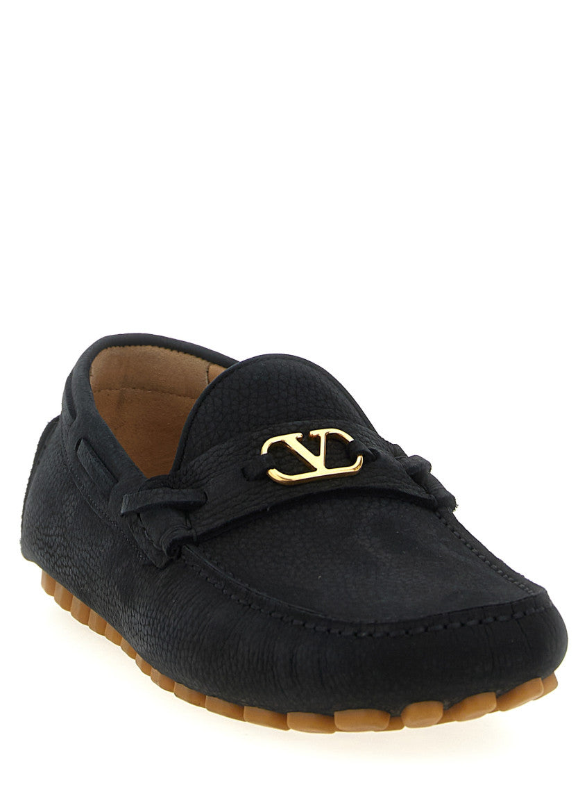 Black Logo Loafers 2
