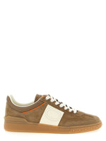 Brown Lace Up Sneakers 1