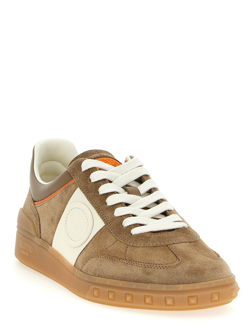 Brown Lace Up Sneakers 2