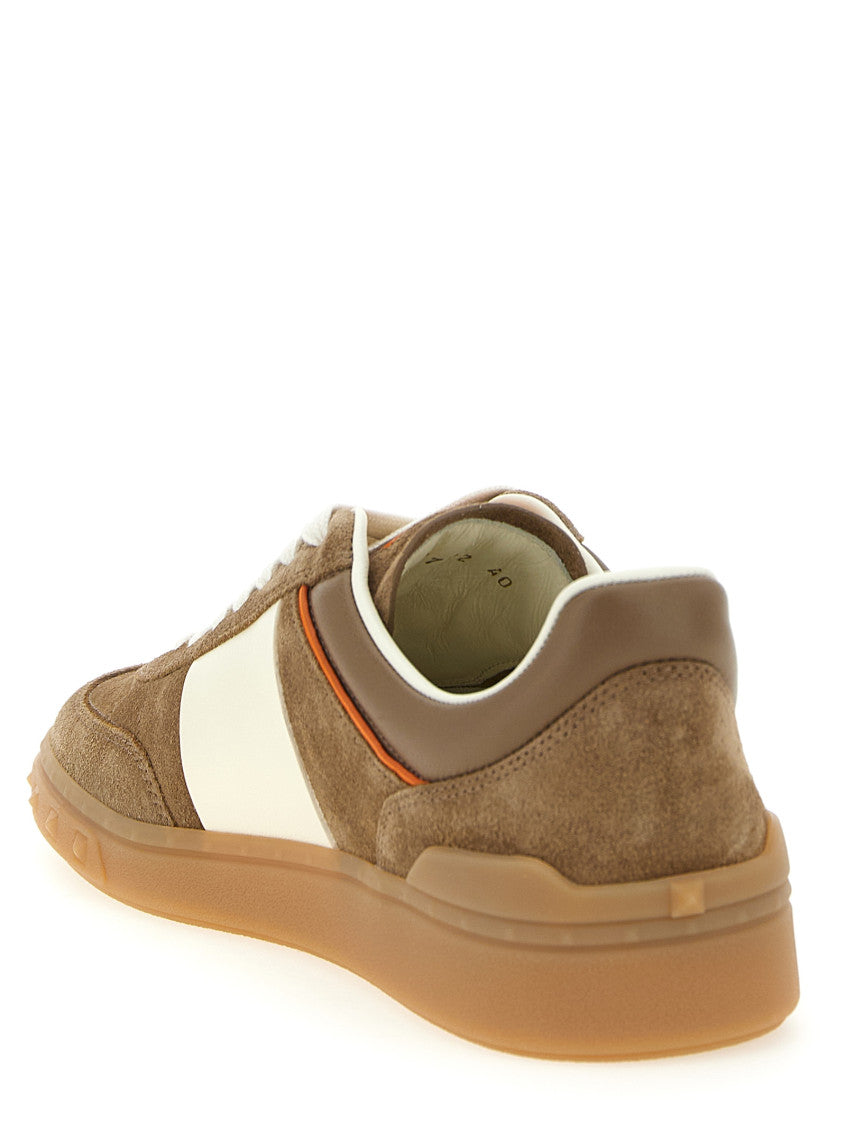 Brown Lace Up Sneakers 3