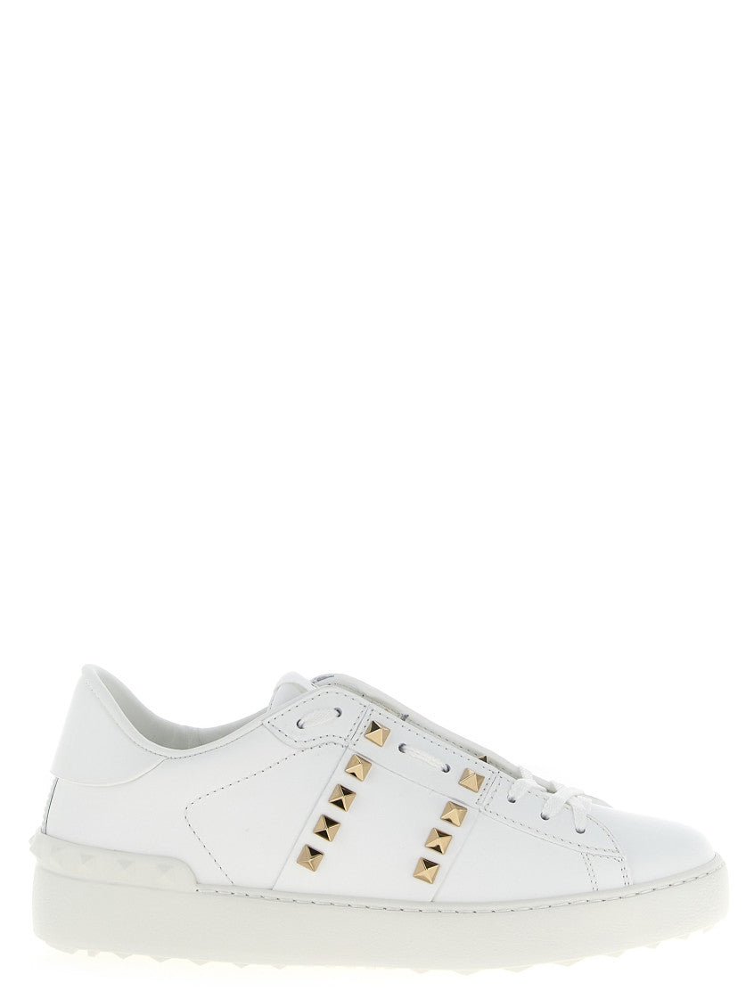 White Lace Up Sneakers 1