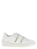 White Lace Up Sneakers 1