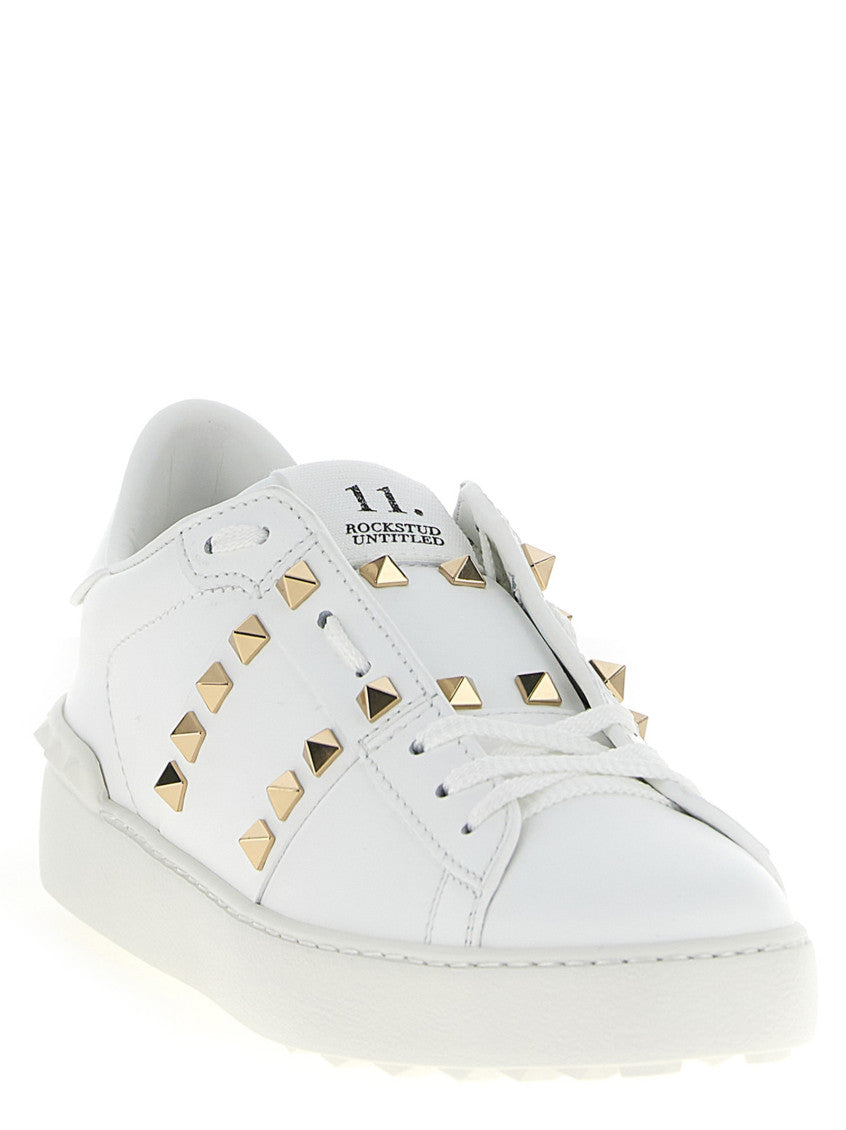 White Lace Up Sneakers 2