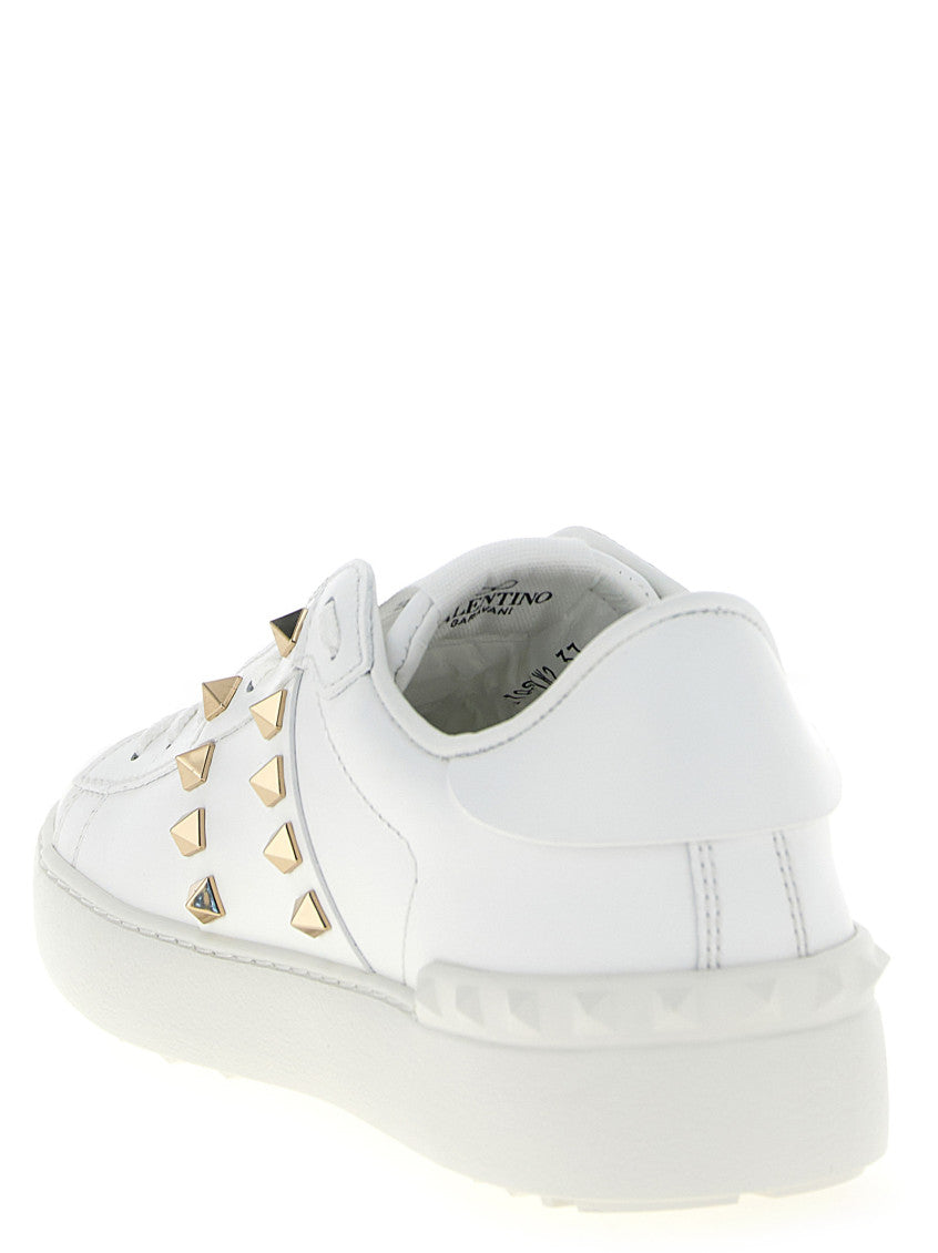 White Lace Up Sneakers 3