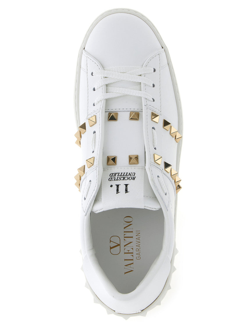 White Lace Up Sneakers 4