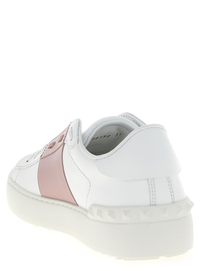 Pink Lace Up Sneakers 3
