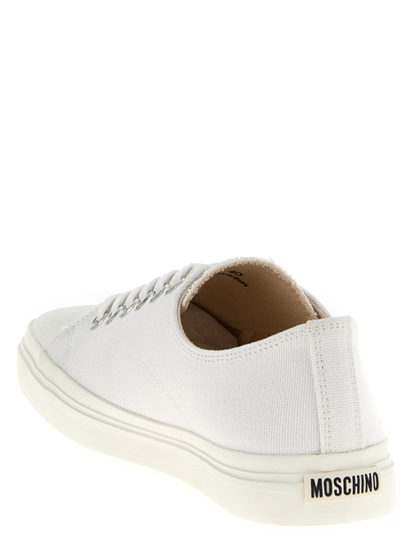 White Lace Up Sneakers 3