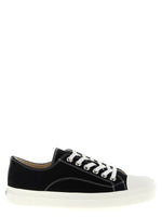 BlackWhite Lace Up Sneakers 1