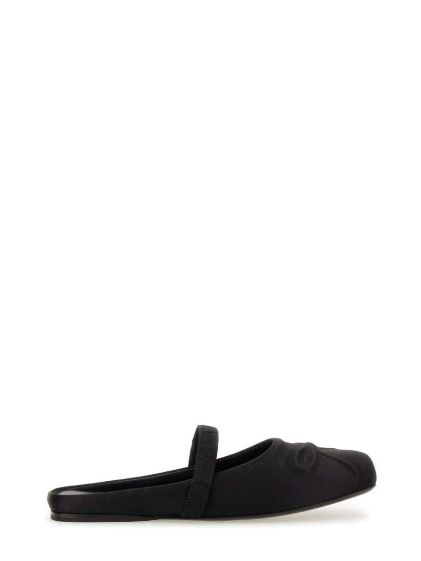 Black Slip On Ballet Flats 1