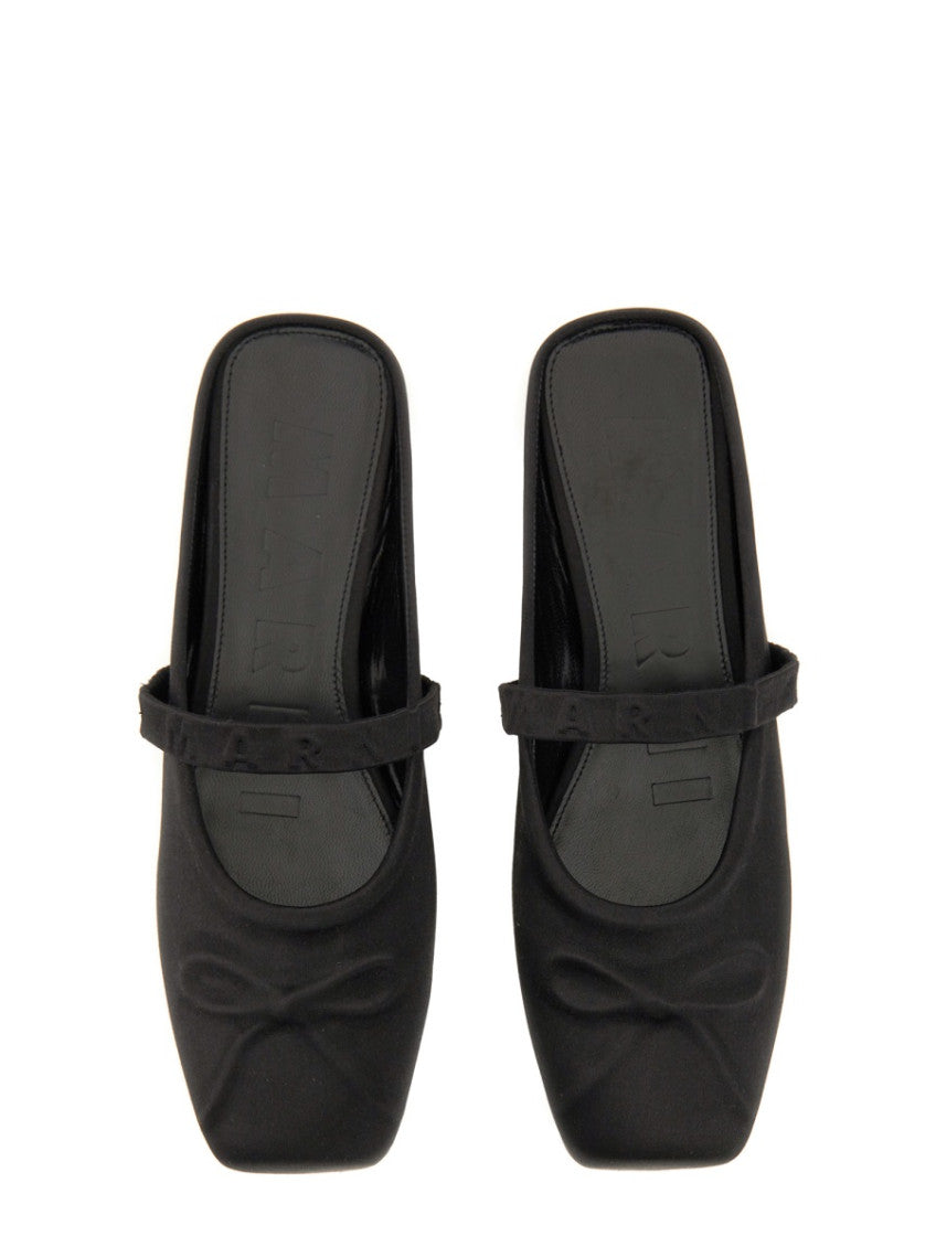 Black Slip On Ballet Flats 3
