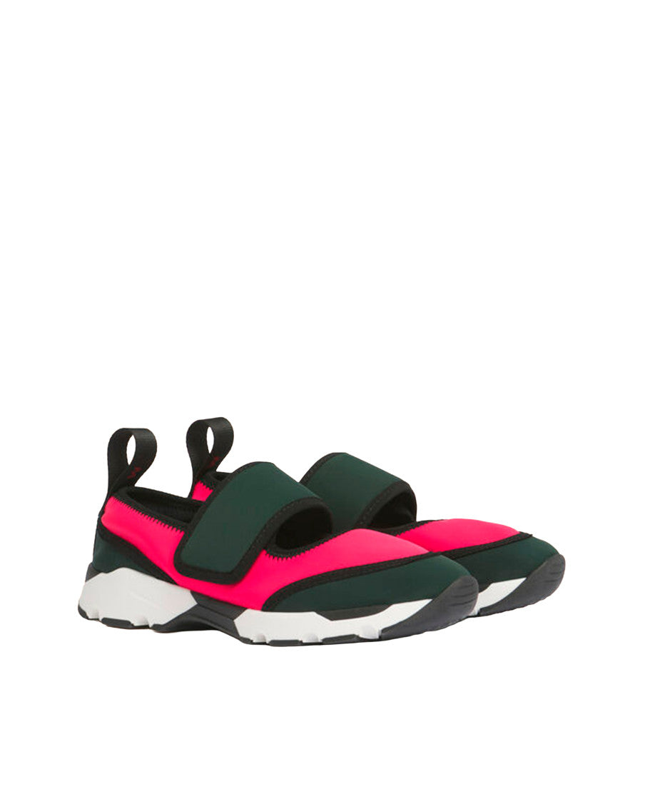 Pink Color Block Sneakers 2