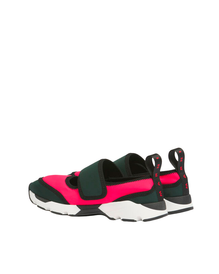 Pink Color Block Sneakers 3