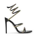 Black Square Toe Heels 1