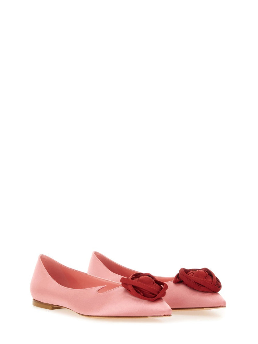 Pink Slip On Ballet Flats 2