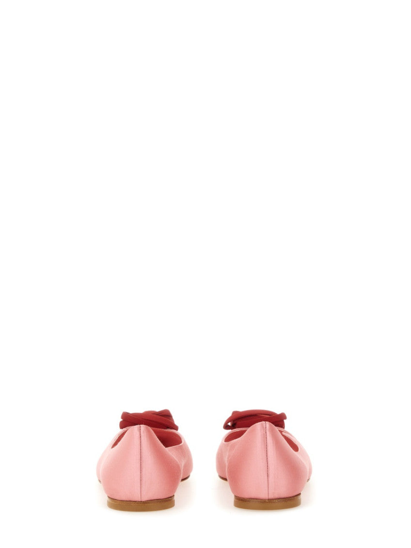 Pink Slip On Ballet Flats 3