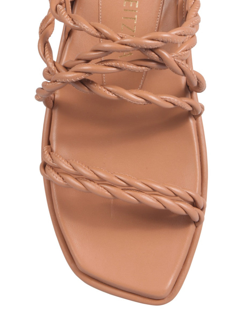 Beige Solid Sandals 3