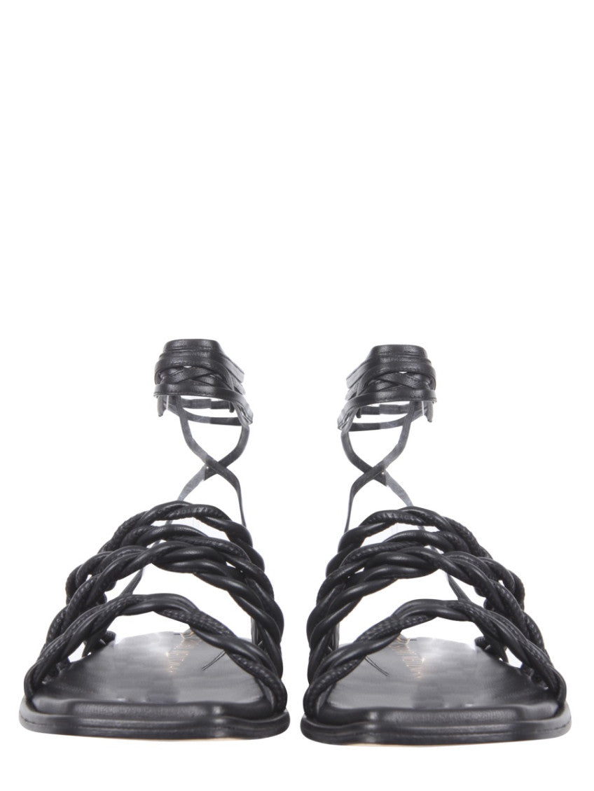 Black Open Toe Sandals 2