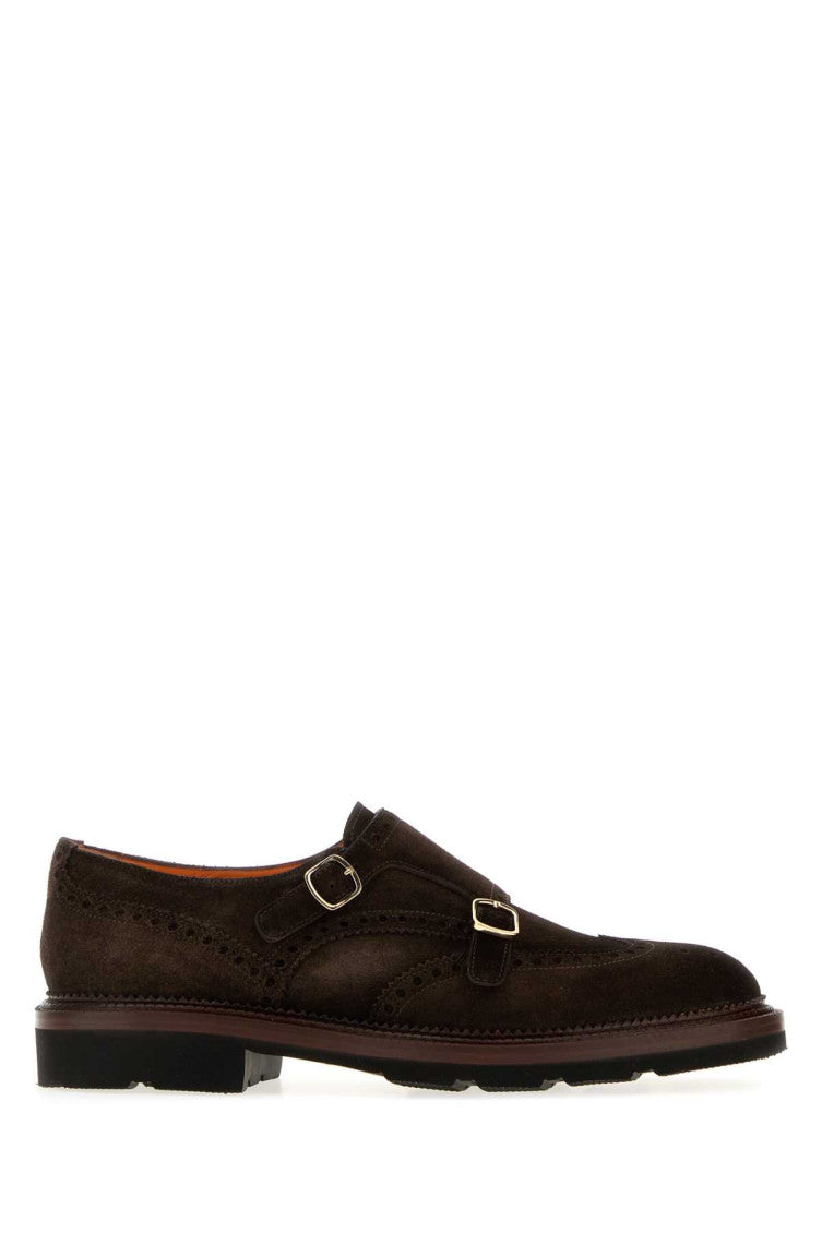 Dark Brown Suede Dress Shoes 1