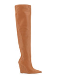Light Brown Solid Boots 1
