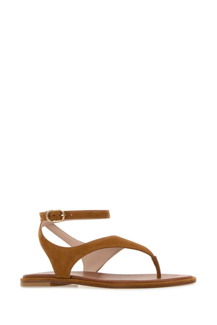 Camel Solid Sandals 2