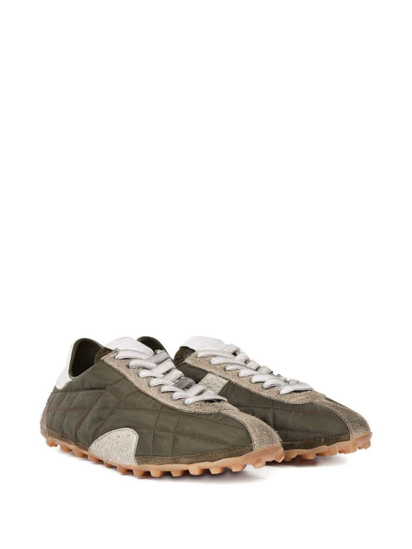 Green Lace Up Sneakers 2