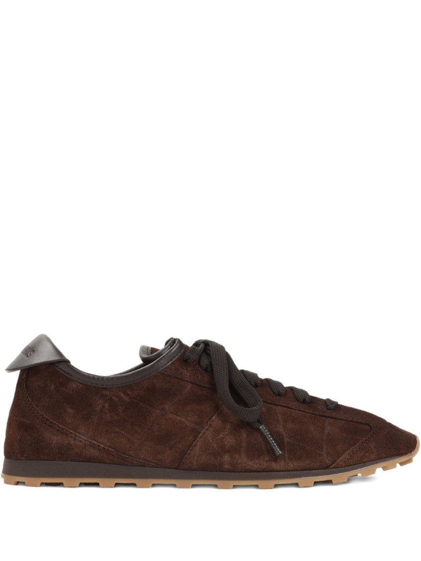 Brown Lace Up Sneakers 1
