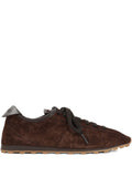 Brown Lace Up Sneakers 1