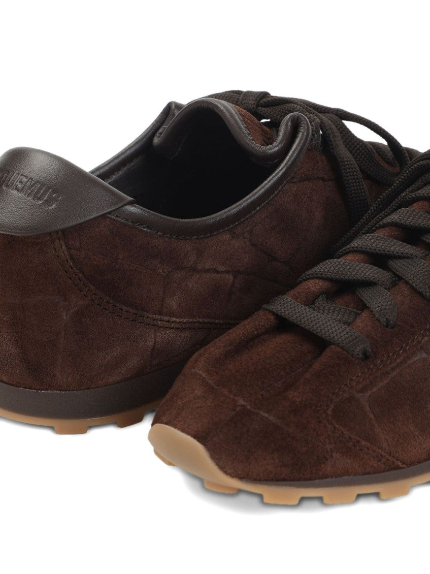 Brown Lace Up Sneakers 3