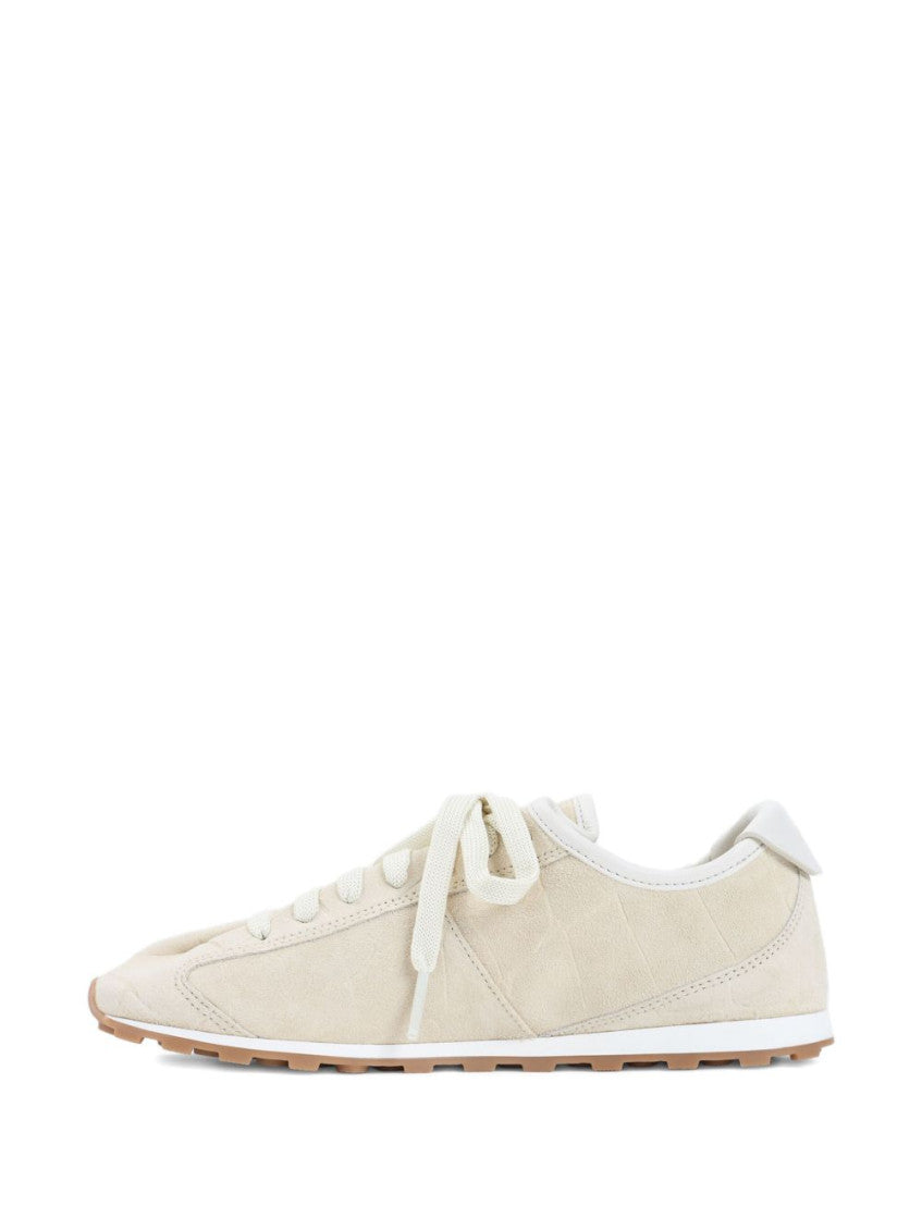 Off White Lace Up Sneakers 2